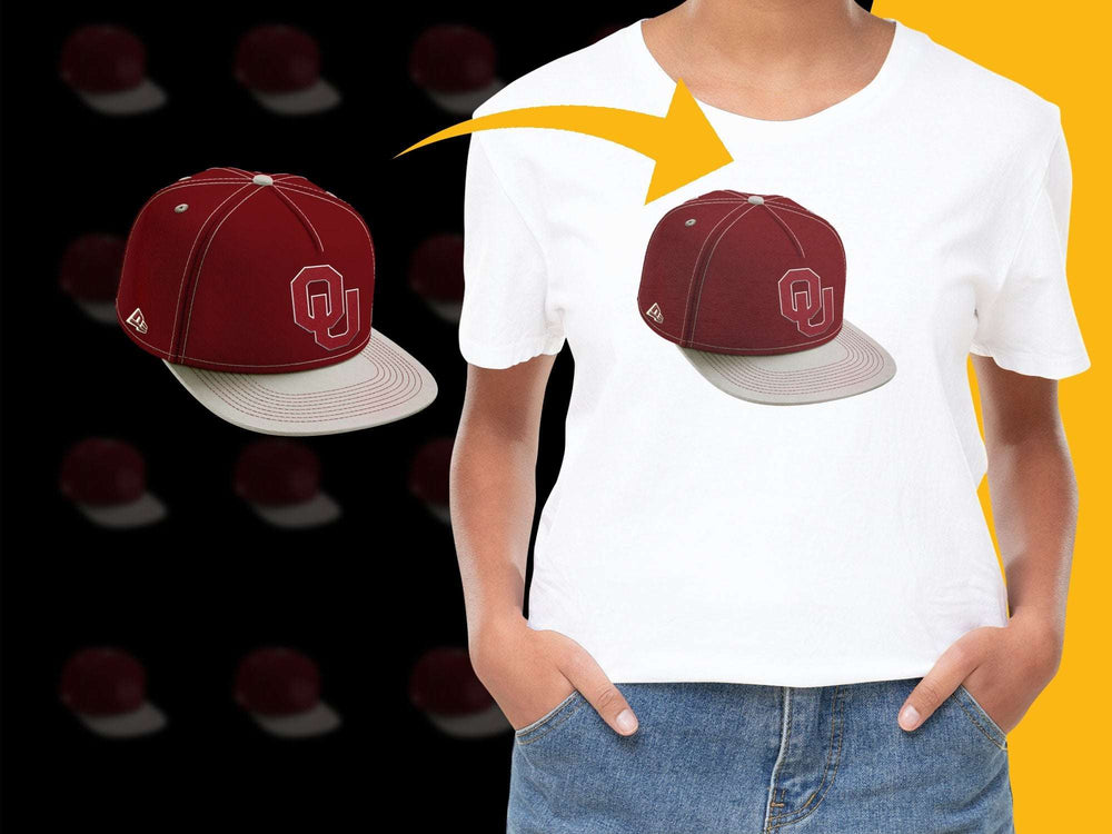 Stylish Red and Grey Baseball Cap, Unisex Adjustable Snapback Hat, Trendy Sports Cap for All Ages