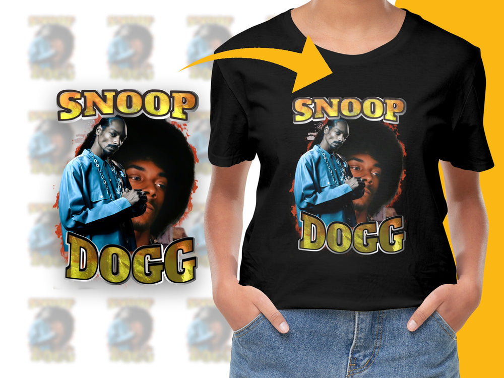 Snoop Dogg Graphic T-Shirt, Vintage Hip Hop Tee, 90s Rap Music Shirt, Men's and Women's Sizes Available