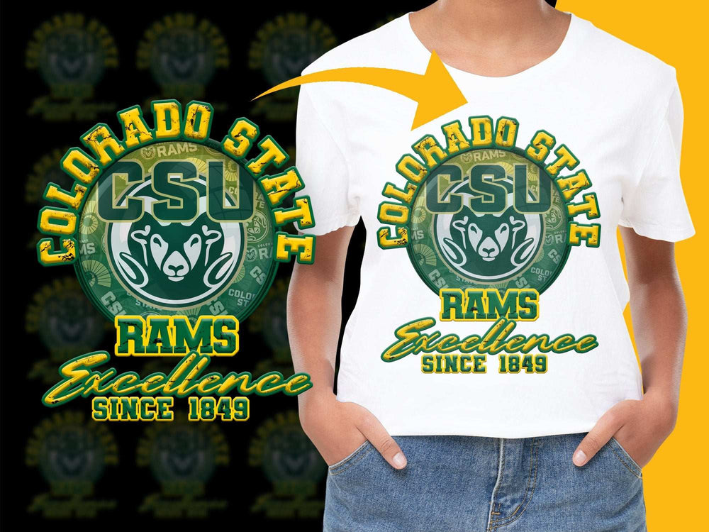 Colorado State University Rams T-Shirt, Excellence Since 1849, CSU Graphic Tee, Unisex Casual Wear