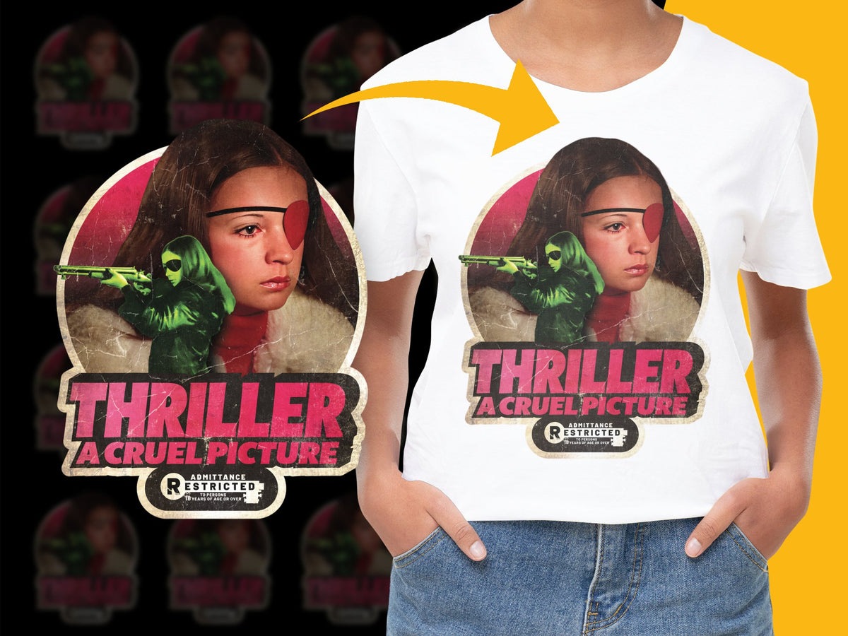 Vintage Movie Poster T-Shirt, Thriller A Cruel Picture, Retro Film Graphic Tee, Collector's Item