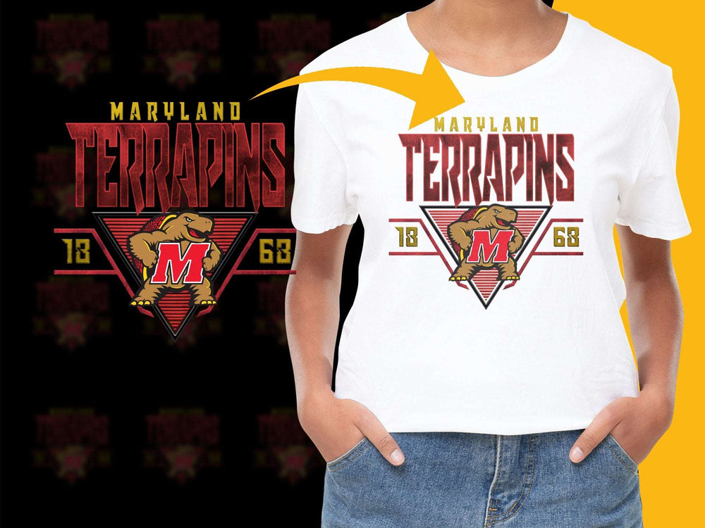 Maryland Terrapins T-Shirt, Vintage Graphic Tee, College Sports Apparel, NCAA Fan Gear