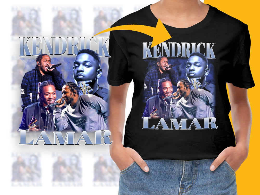 Kendrick Lamar Fan T-Shirt, Hip Hop Music Graphic Tee, Unisex Black Cotton Shirt