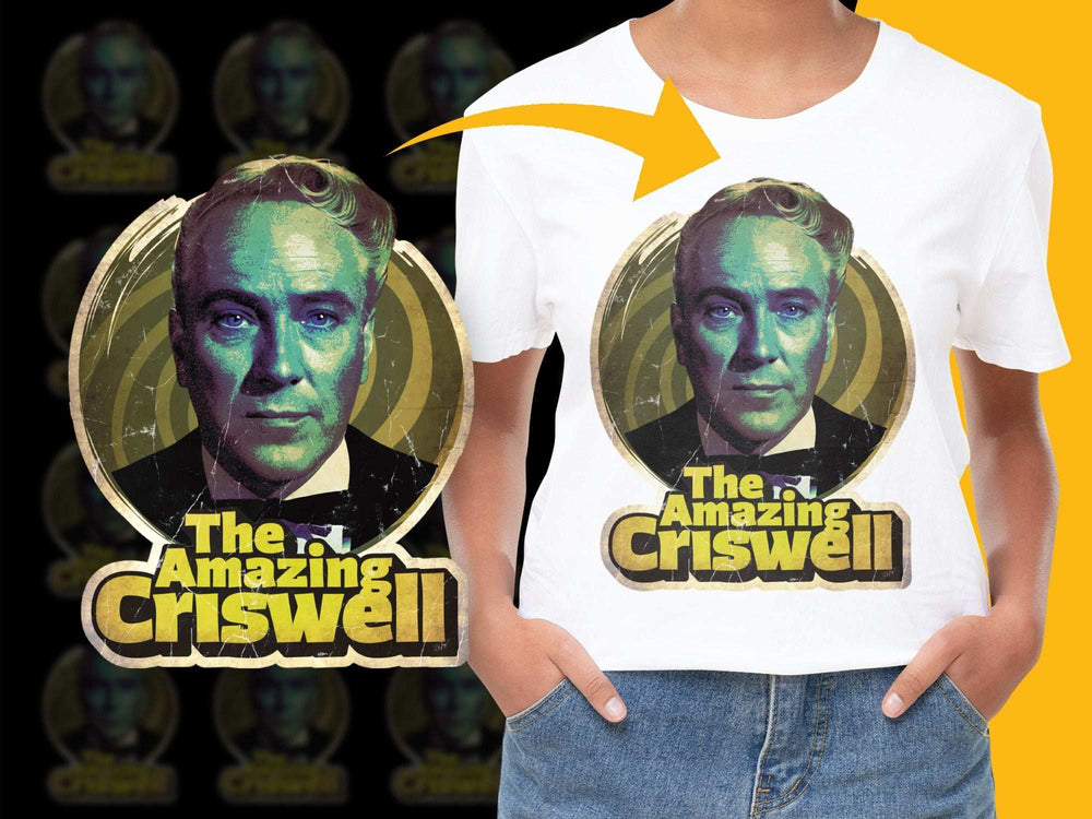 Vintage Amazing Criswell T-Shirt, Classic TV Personality Graphic Tee, Retro Pop Culture Fashion, Unisex Casual Top