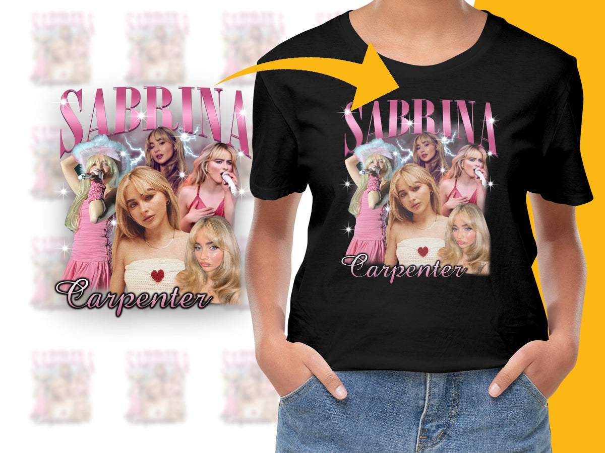 Sabrina Carpenter Fan T-Shirt, Graphic Tee, Pop Music Merch, Casual Streetwear, Gift for Teens