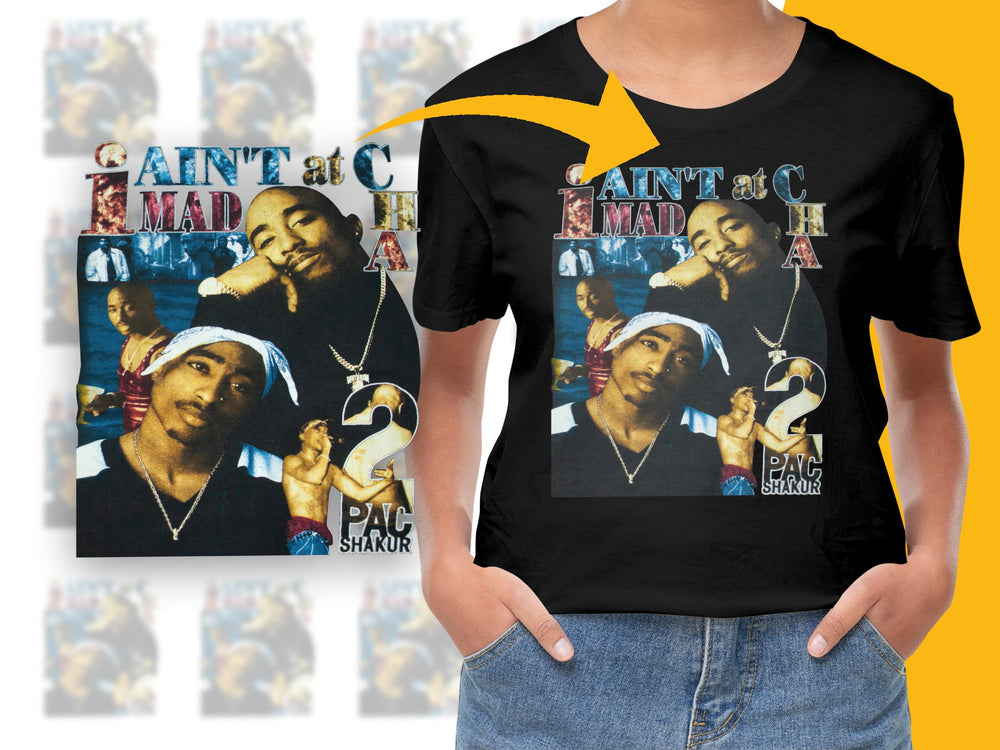 Vintage Tupac Shakur T-Shirt, Classic Hip Hop Tee, 90s Rap Music Fan Apparel, Unisex Graphic Shirt