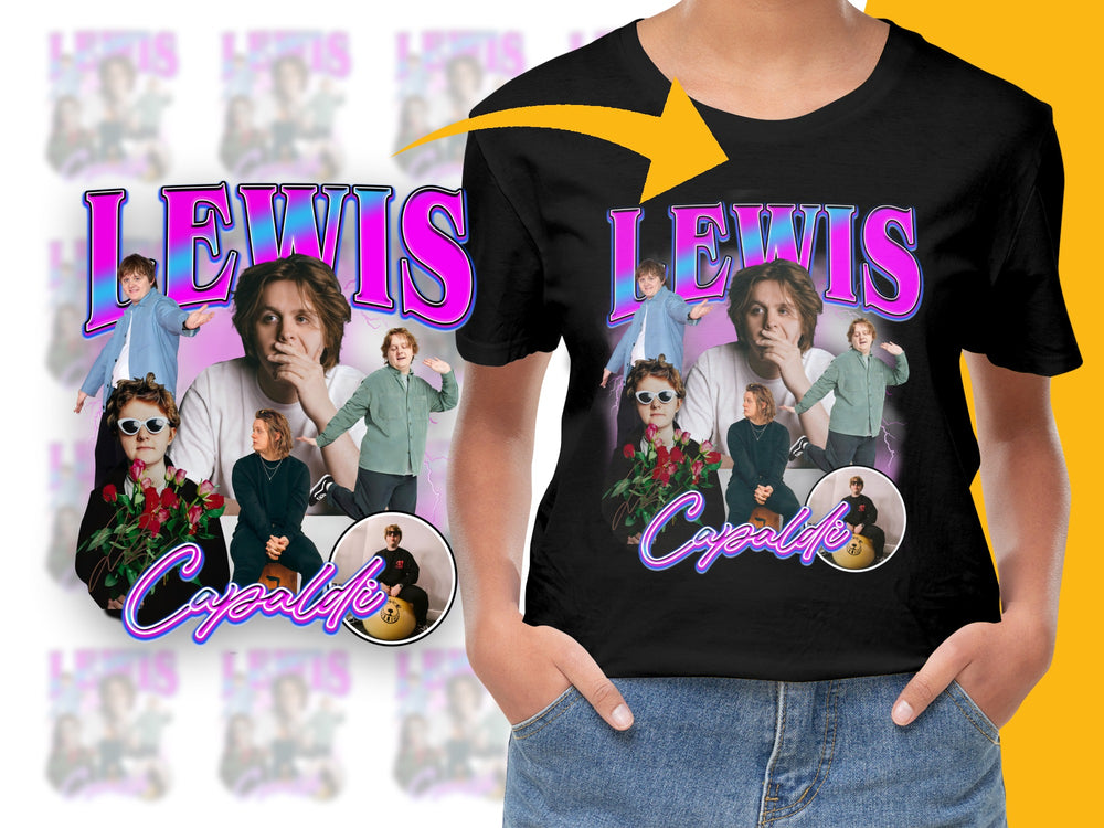 Lewis Capaldi Fan T-Shirt, Pop Music Artist Graphic Tee, Unisex Concert Merchandise, Trendy Custom Shirt Design