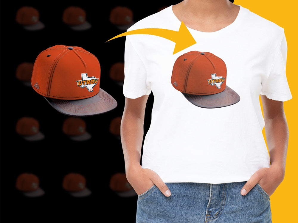 Trendy Urban Logo Snapback Hat and Matching T-Shirt Set, Streetwear Caps, Unisex Fashion Outfits