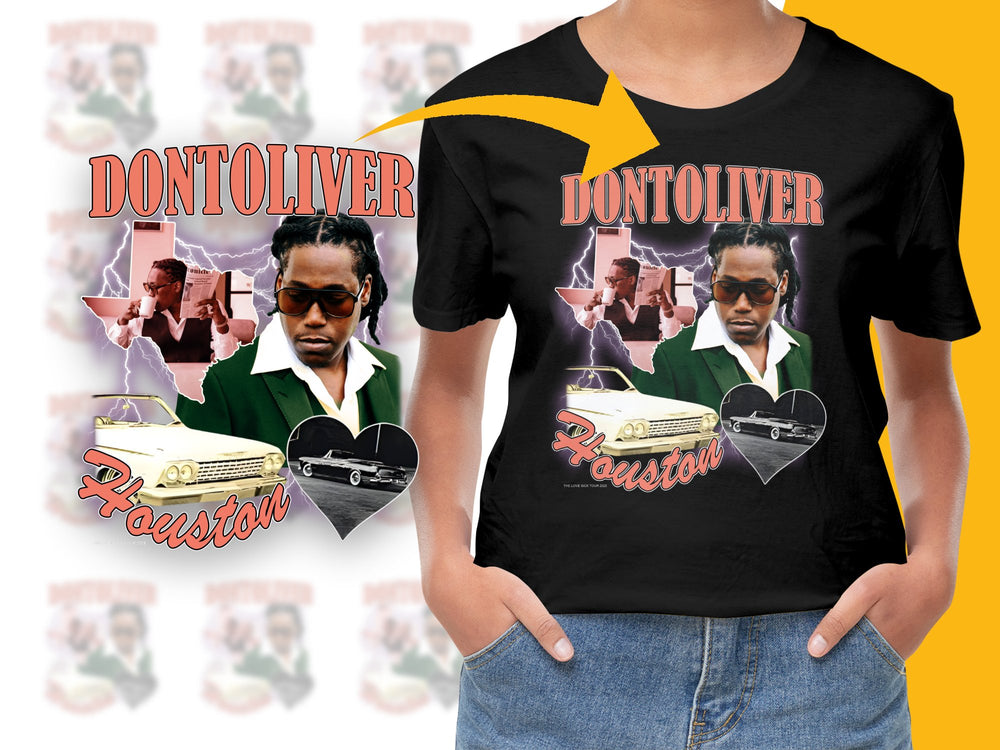 Don Toliver Graphic T-Shirt, Vintage Car Custom Design, Hip Hop Music Fan Apparel, Stylish Black Tee