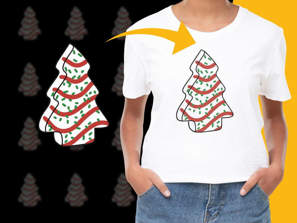 Festive Christmas Tree T-Shirt, Colorful Holiday Graphic Tee, Unisex Kids and Adults Sizes