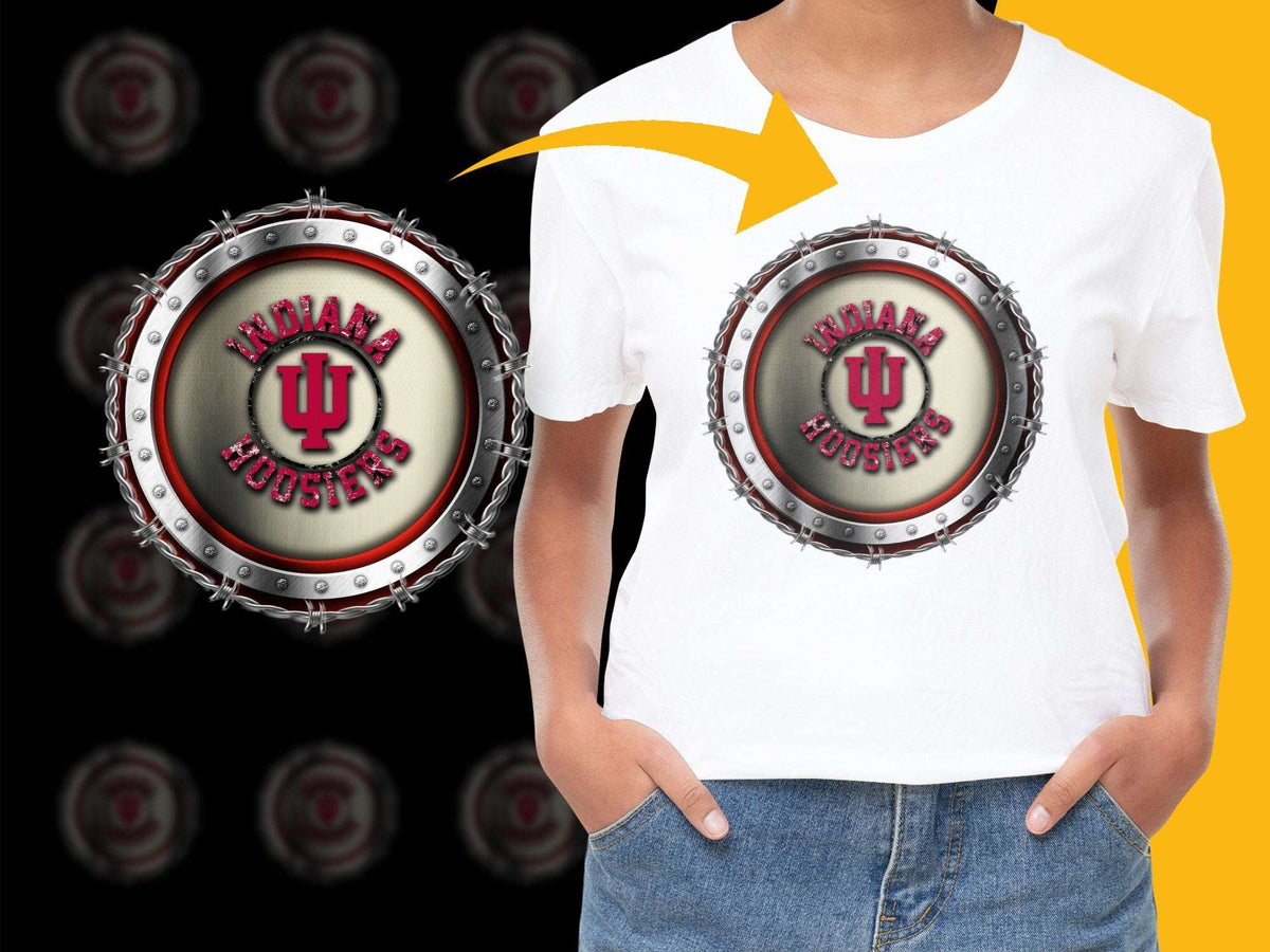 Indiana University Hoosiers Logo T-Shirt, Unisex College Apparel, Sports Fan Gear Tee