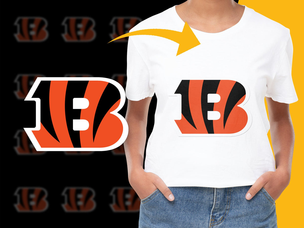 Cincinnati Sports Team Logo White T-Shirt, Casual Fan Apparel, Unisex Adult Sizes