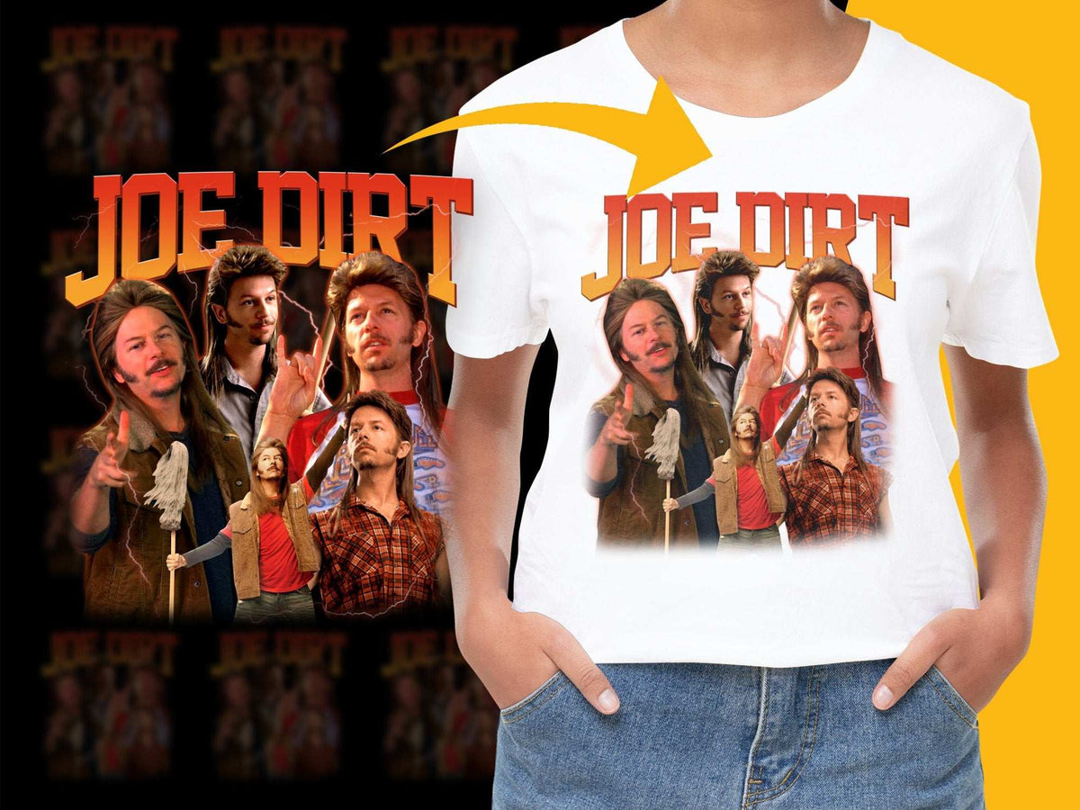 Joe Dirt Graphic T-Shirt, Vintage Movie Tee, Retro Film Fan Shirt, Classic Comedy Merchandise, Casual Wear