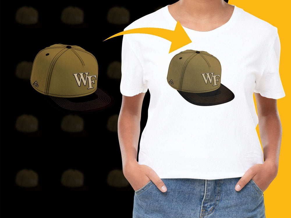 Custom WF Initial Snapback Hat, Embroidered Baseball Cap, Personalized Gift, Fashion Accessory for All Ages