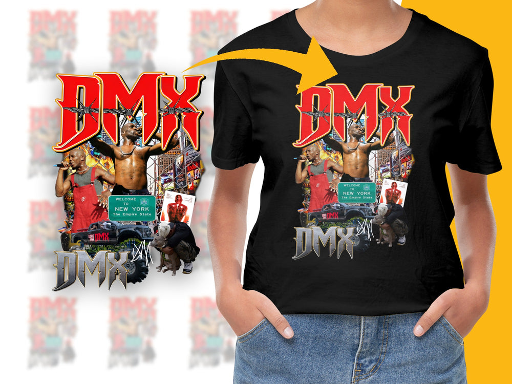 DMX Graphic T-Shirt, Vintage Hip Hop Concert Tee, Unisex Black Cotton Shirt, 90s Rap Music Fan Apparel, Urban Streetwear Style