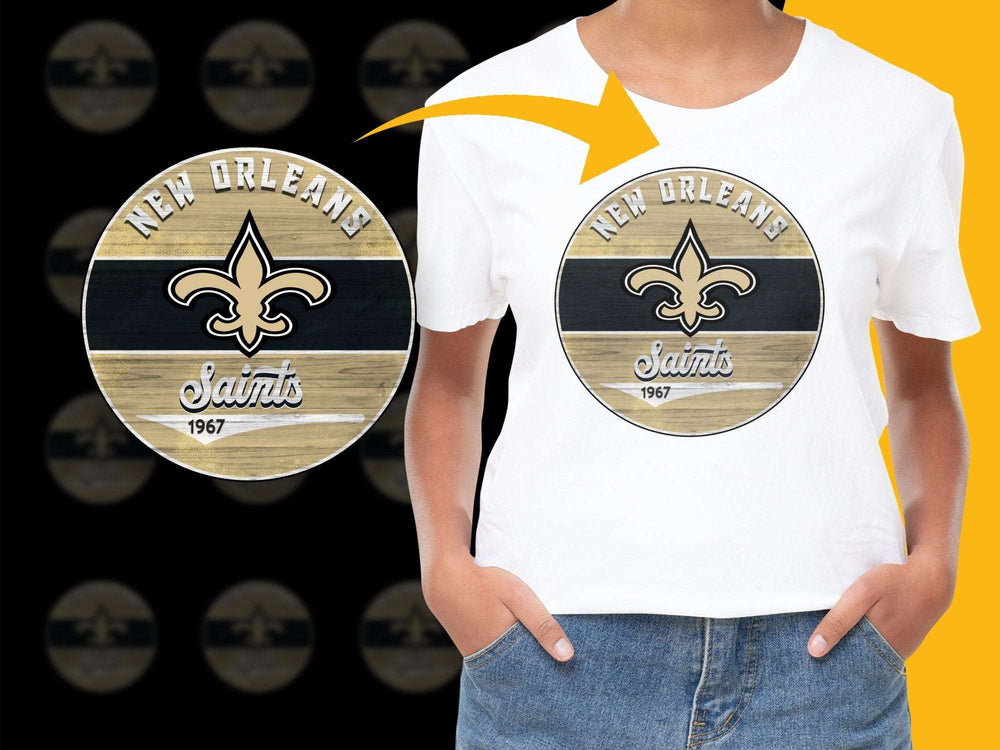 New Orleans Saints 1967 Logo T-Shirt, Vintage Football Fan Apparel, Retro Team Graphic Tee