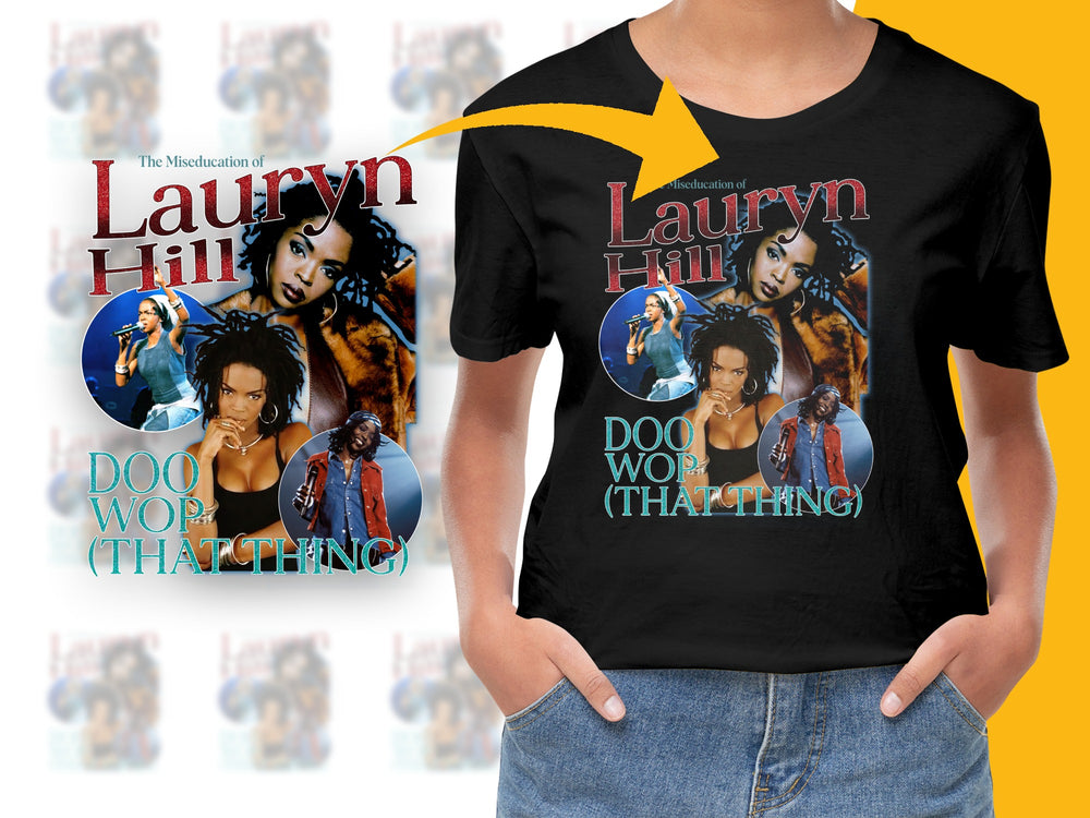 Lauryn Hill Doo Wop That Thing Graphic T-Shirt, Vintage 90s Hip Hop Tee, Unisex Music Fan Apparel