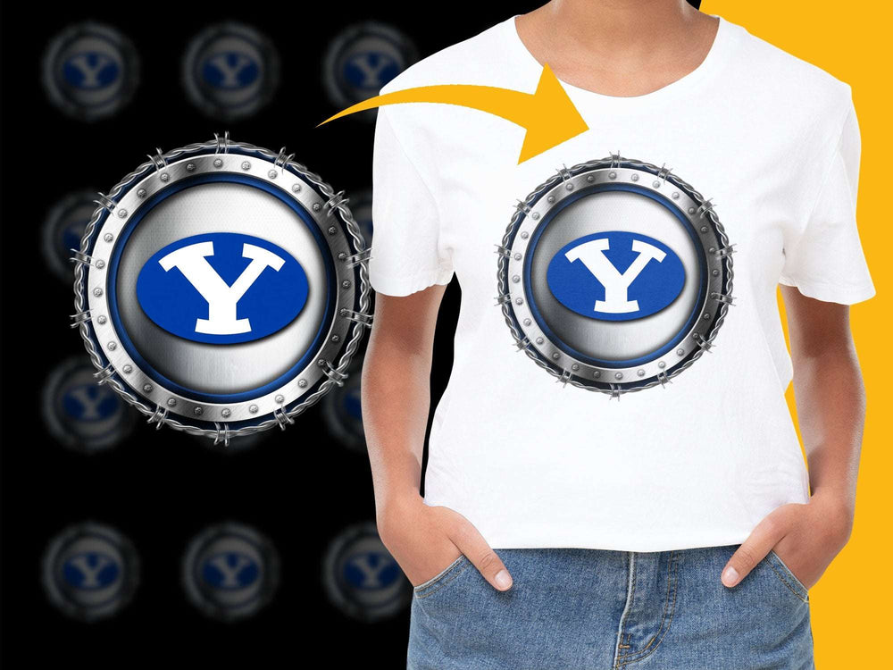 BYU Logo T-Shirt, College Apparel, Sports Team Fan Gear, Unisex Graphic Tee