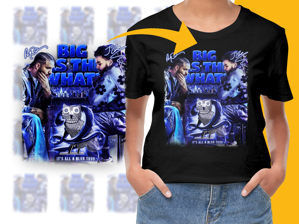 Graphic Owl T-Shirt, Big Is The What Tour, Bold Colors, Men's Fashion Tee