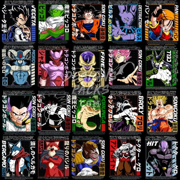 73 Dragon Ball Designs Bundle Png Psd