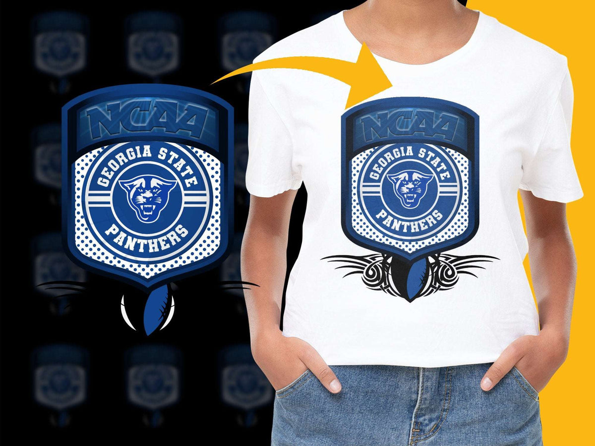 Georgia State Panthers NCAA Logo T-Shirt, College Sports Fan Apparel, Unisex Casual Wear