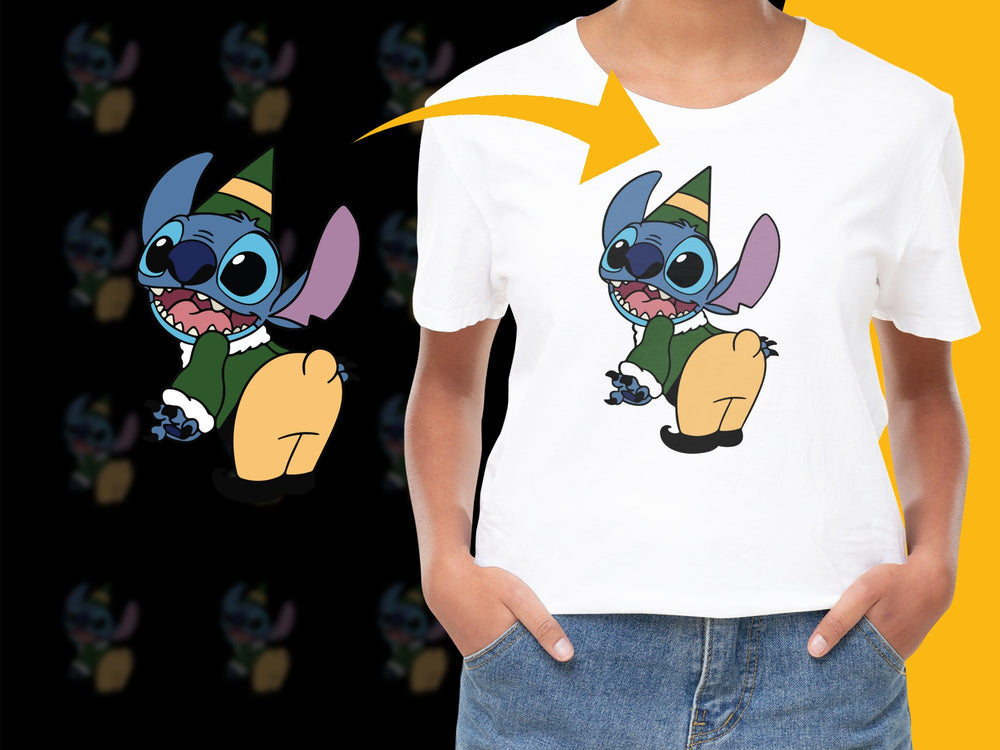 Cute Alien Cartoon Character T-Shirt, Kids Colorful Graphic Tee, Fun Casual Top