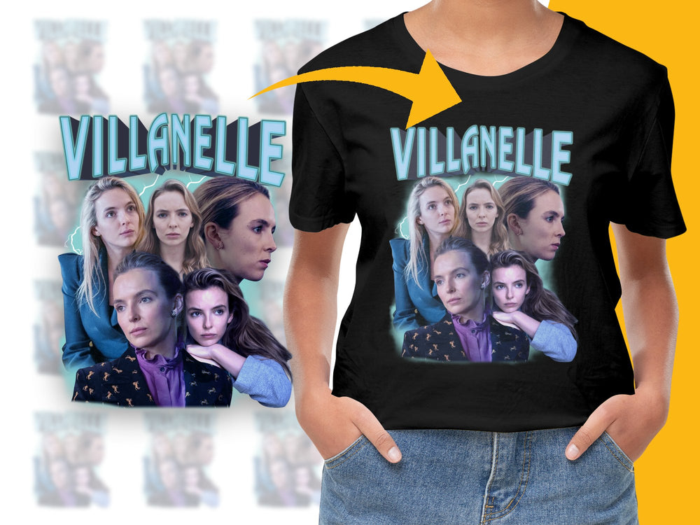 Villanelle T-Shirt TV Show Inspired Graphic Tee Women's Fashion Fan Merchandise