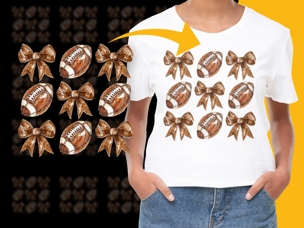 Sports Themed T-Shirt, American Football Print Tee, Casual Soft Cotton Top, Graphic Unisex Design for Fans