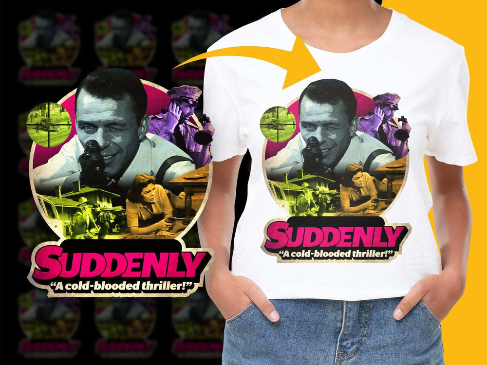 Vintage Suddenly Movie T-Shirt, Classic Film Graphic Tee, Retro 1950s Style Shirt, Unisex Fashion Top