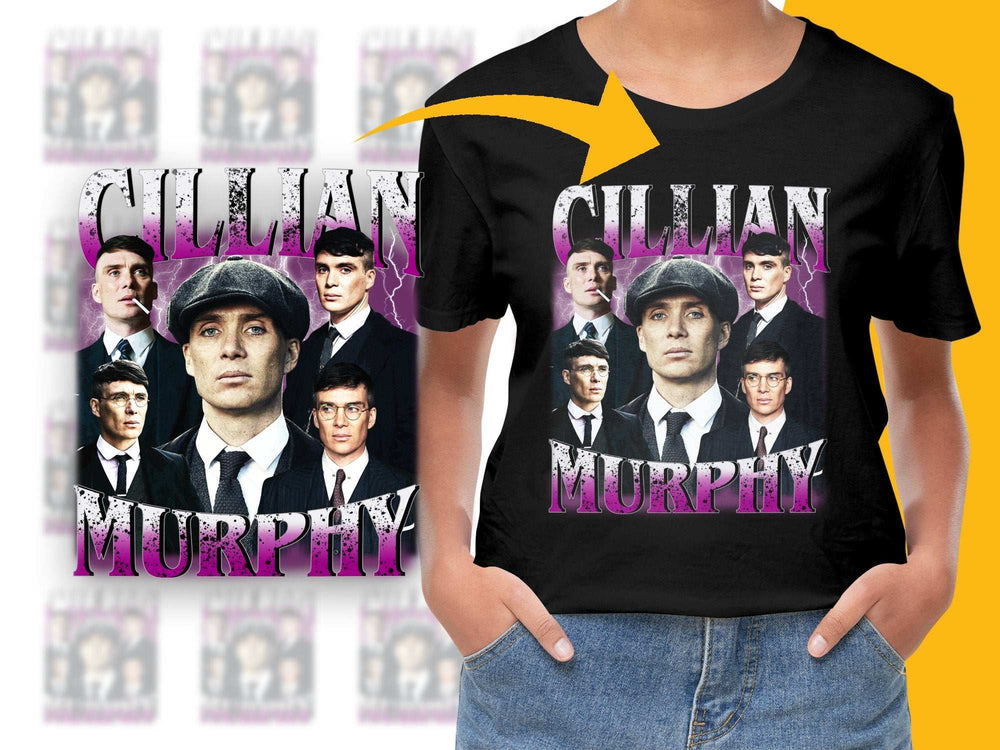 Cillian Murphy Graphic T-Shirt, Peaky Blinders Fan Tee, Men's Women's Unisex Fashion, Casual Streetwear, Gift Idea