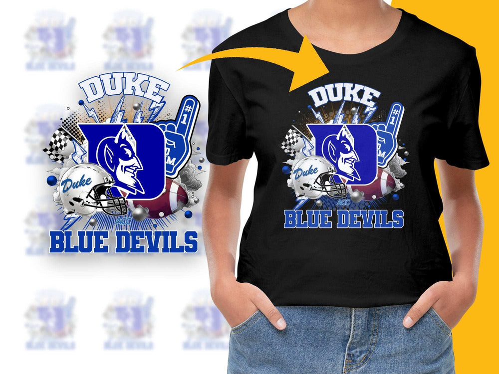 Duke Blue Devils T-Shirt, College Sports Graphic Tee, Basketball Fan Gift, Unisex Adult Clothing