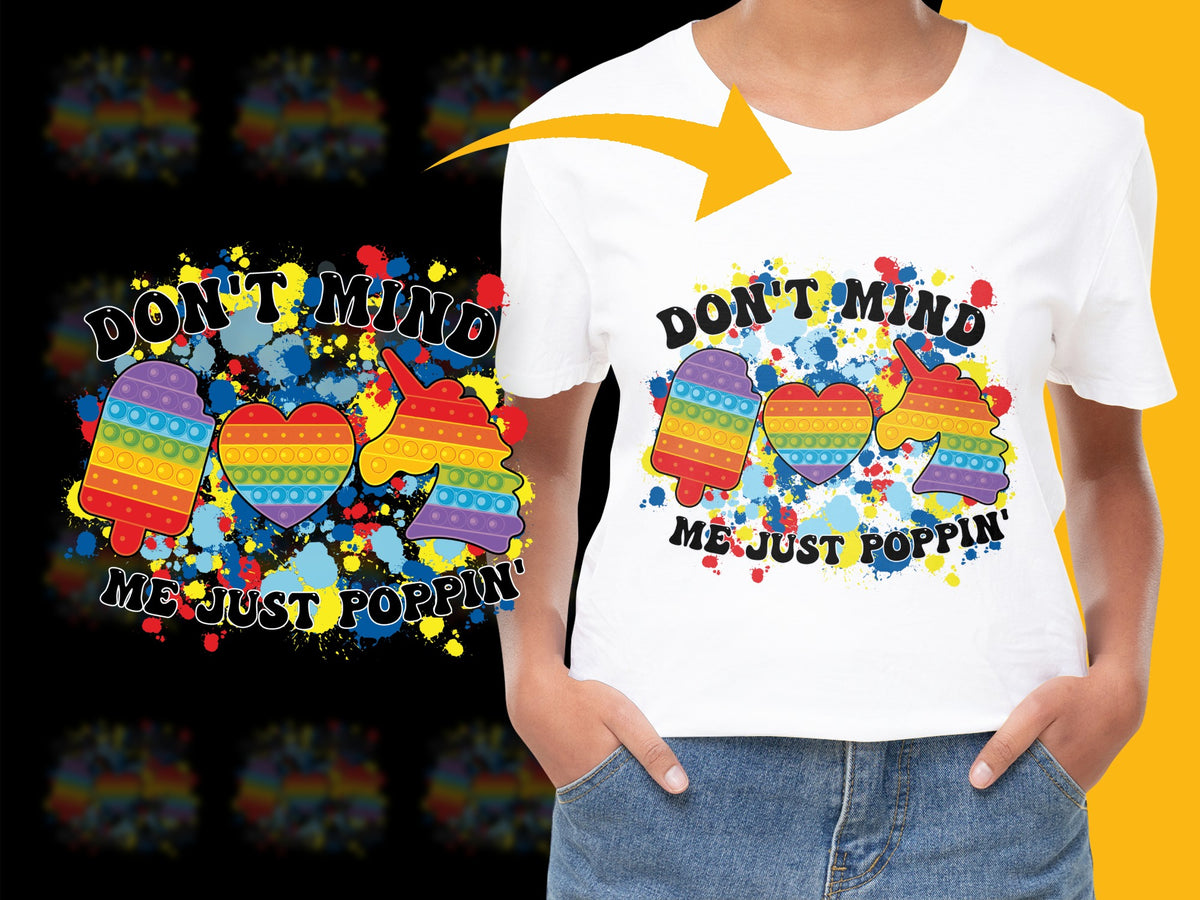 Colorful Pop Art Ice Cream T-Shirt, Fun Summer Fashion, Trendy Graphic Tee for All Ages