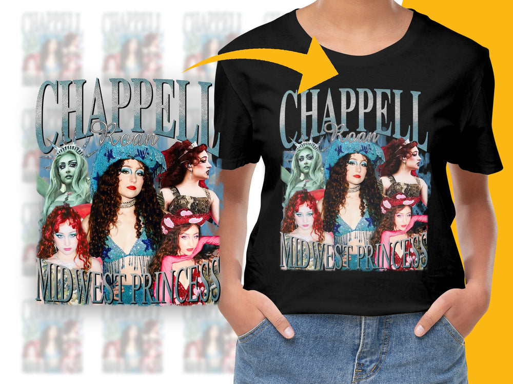Chappelli Dream Midwest Princess Graphic T-Shirt, Colorful Pop Art Style, Trendy Fashion Tee for All Ages