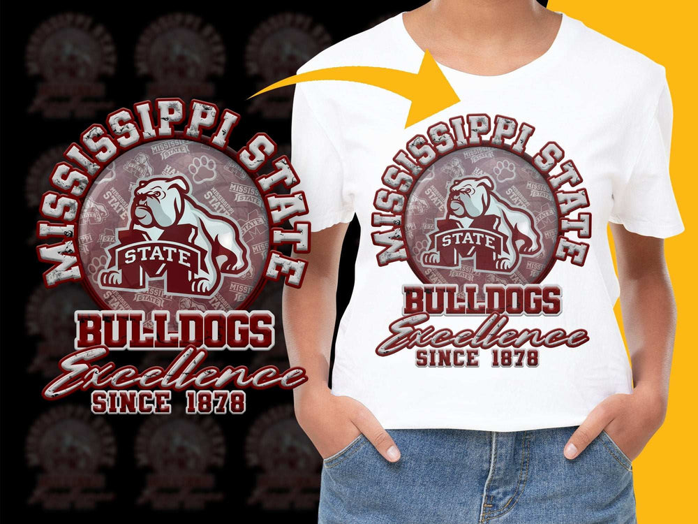 Mississippi State Bulldogs T-Shirt, Excellence Since 1878, College Sports Apparel, Fan Gift