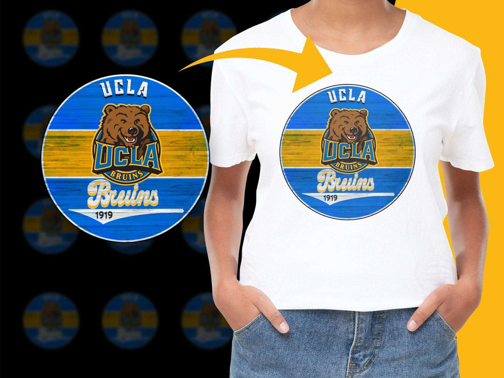 UCLA Bruins 1919 Logo T-Shirt, Vintage College Bear Graphic Tee, Sports Fan Apparel Gift