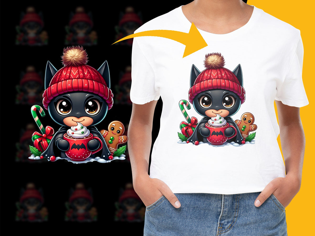 Cute Penguin Christmas T-Shirt, Holiday Graphic Tee, Kids Winter Apparel, Festive Animal Shirt with Candy Canes