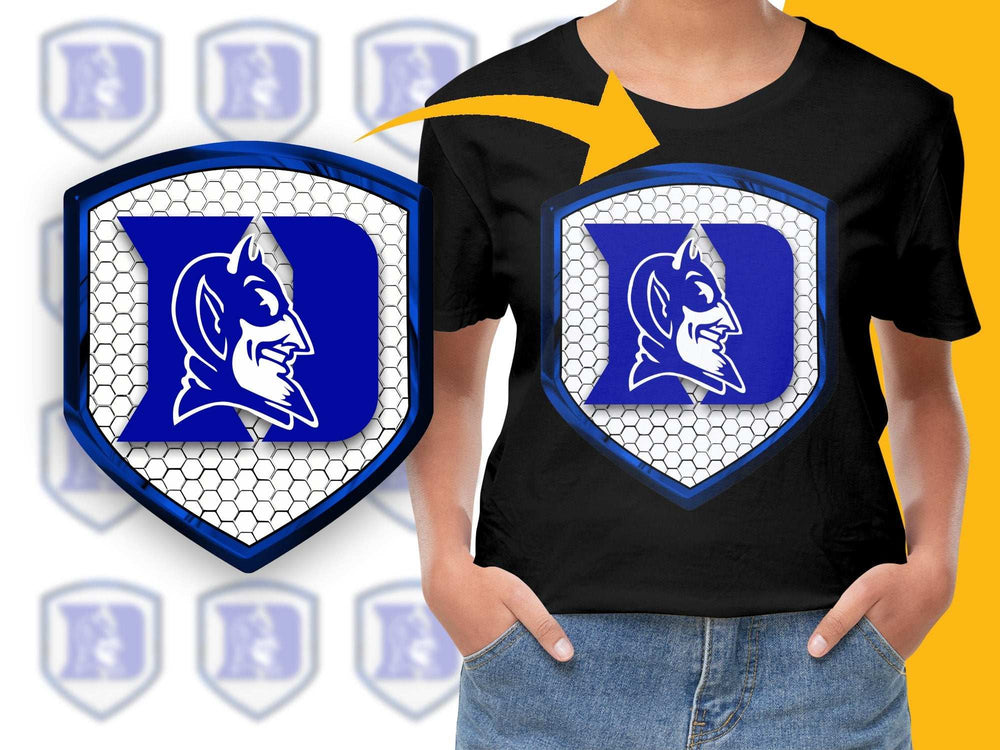 Blue Devil Mascot Graphic T-Shirt, Custom Team Logo, Sports Fan Apparel, Cool School Spirit Wear, Unisex and Youth Sizes Available