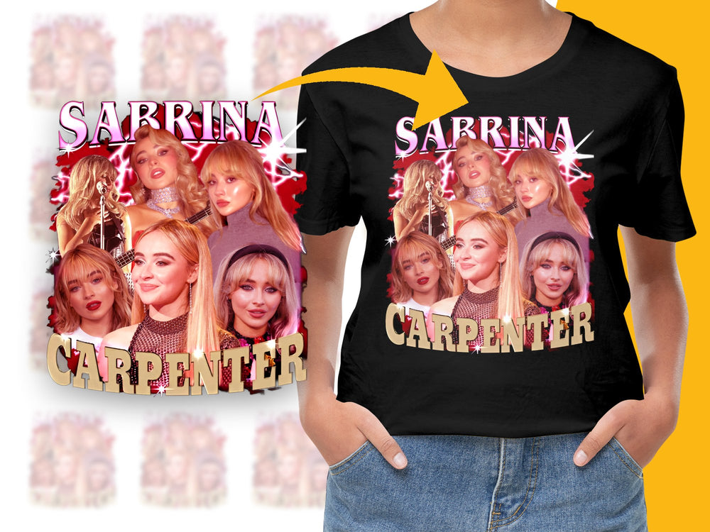 Sabrina Carpenter Fan T-Shirt, Vintage Pop Star Graphic Tee, Trendy Music Merch, Personalized Gift Idea
