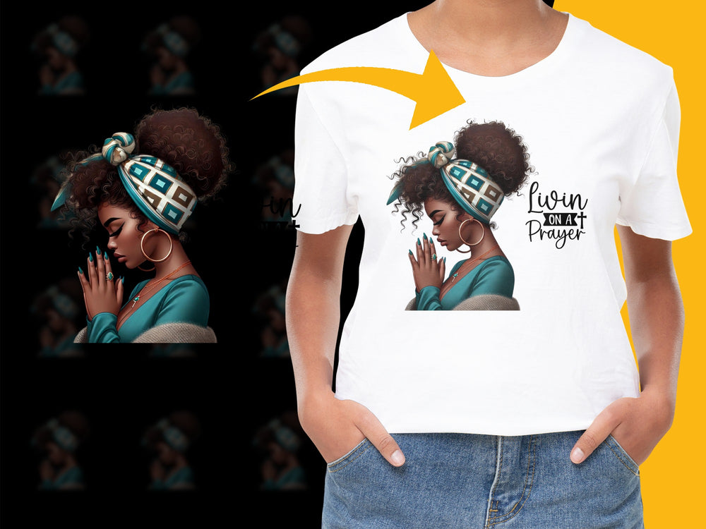 Women's Graphic T-Shirt, African American Art, Inspirational Quote, Casual Fashion, Stylish Top, Unique Design, Gift Idea