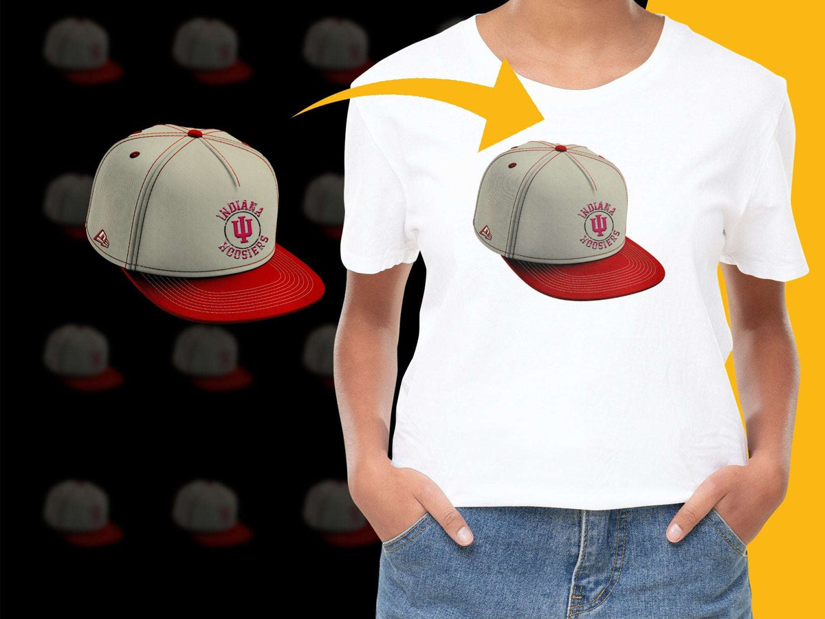 Trendy Unisex Grey Baseball Cap, Red Brim, Embroidered Logo, Adjustable Snapback Hat