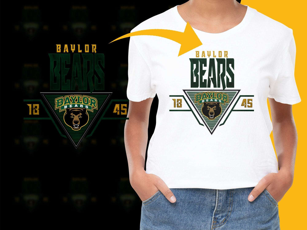Baylor Bears T-Shirt, Vintage College Football Tee, Graphic Print Unisex Shirt, Game Day Apparel, Sports Fan Gift