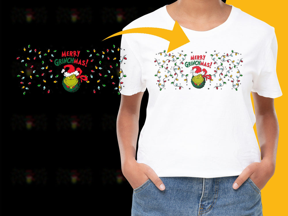 Merry Grinchmas T-Shirt, Funny Christmas Tee, Holiday Grinch Graphic Shirt, Unisex Gift Idea
