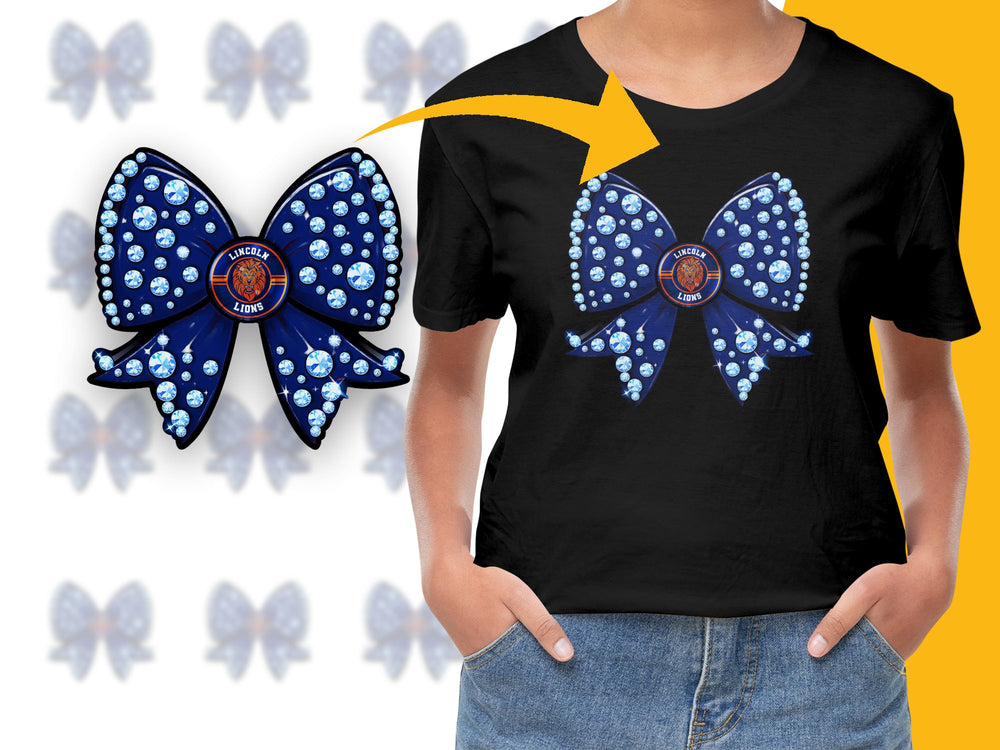 Men's Black T-Shirt with Chicago Cubs Inspired Butterfly Graphic Design, Sports Fan Apparel