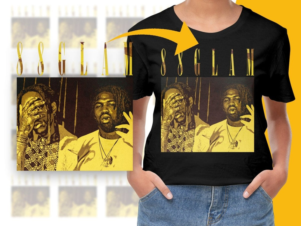 88GLAM Music Homage PNG File - Teepew