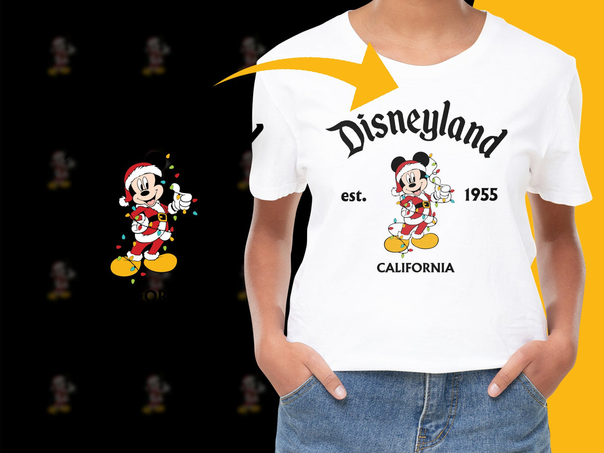 Disneyland California Vintage T-Shirt, Classic Mickey Mouse 1955, Retro Graphic Tee, Collector's Item, Unisex Fashion