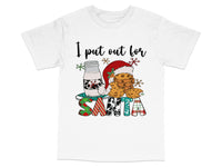 Load image into Gallery viewer, Funny Christmas T-Shirt, Cute Cookie and Milk Graphic, Holiday Family Tees, Festive Winter Apparel for All Ages
