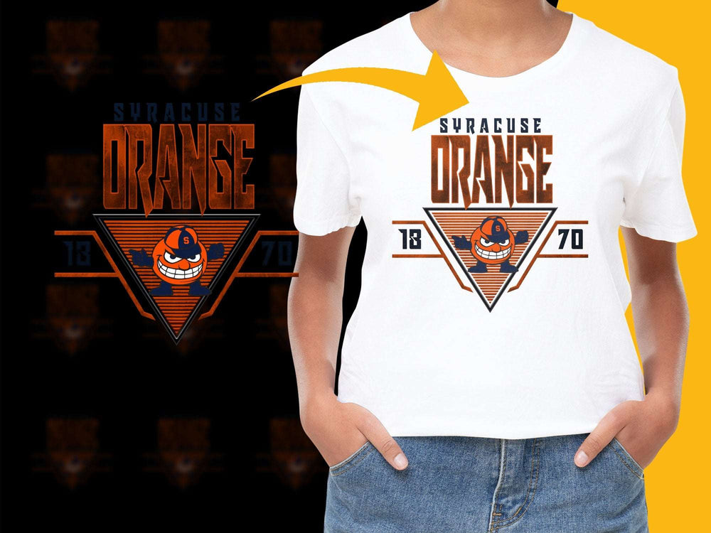 Syracuse Orange Vintage Logo T-Shirt, Retro College Basketball Tee, Unisex Fashion Top