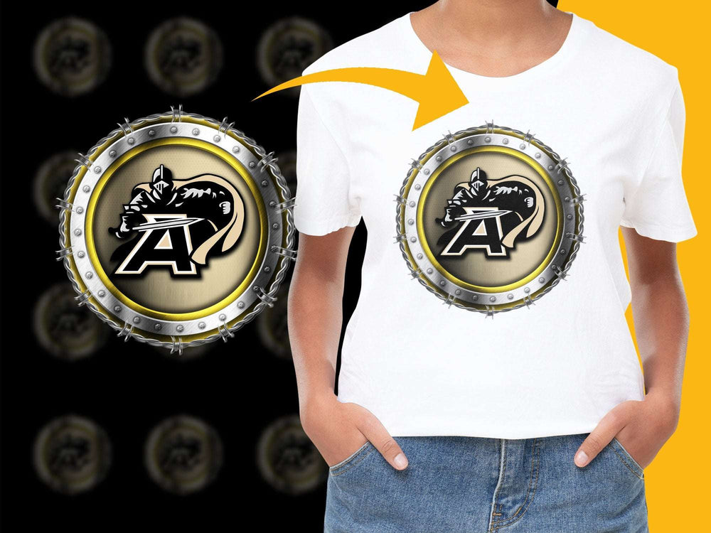 Kids Panther Logo T-Shirt, Cool Animal Graphic Tee, Youth Casual Fashion Top, Unique Style Shirt