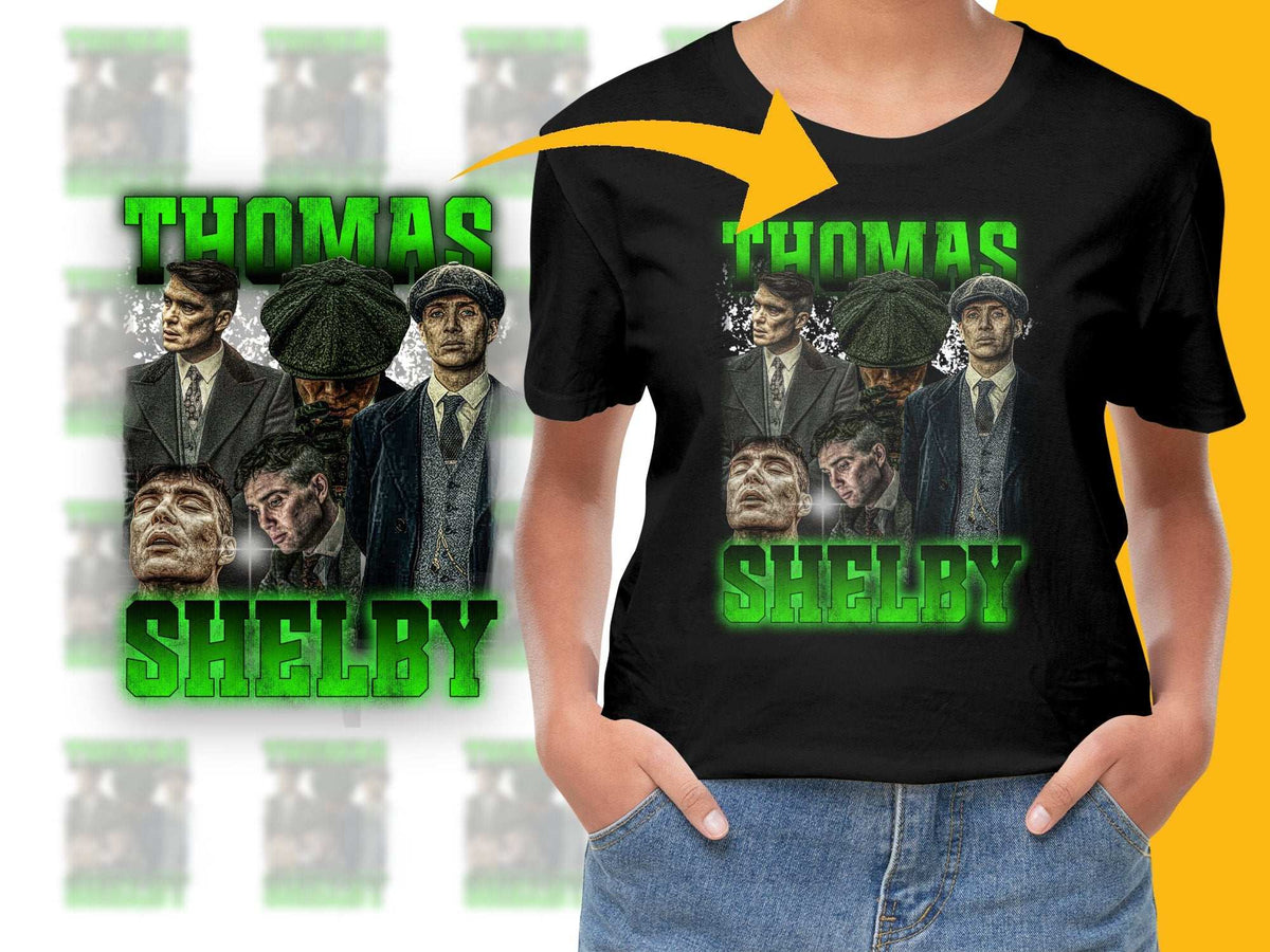 Thomas Shelby Peaky Blinders T-Shirt, Vintage Gangster Graphic Tee, Fan Gift Idea