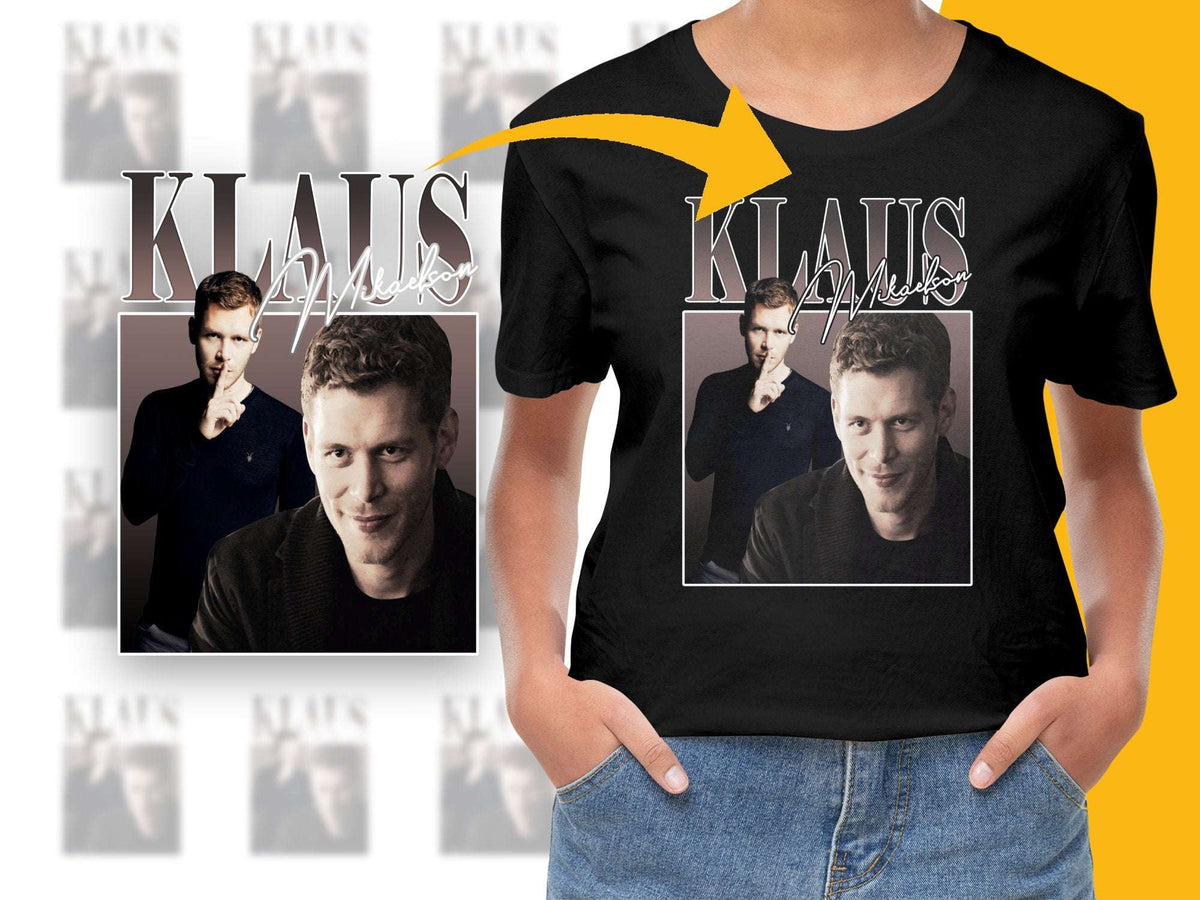 Klaus Mikaelson Graphic T-Shirt, Vampire TV Show Fan Merchandise, Unisex Cotton Tee