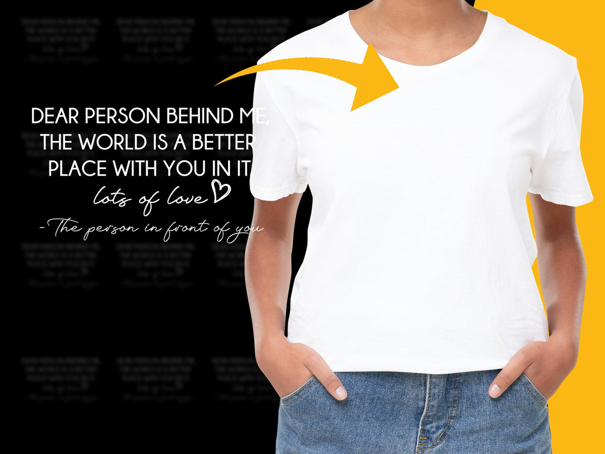 Inspirational Quote White T-Shirt, Positive Message Graphic Tee, Unisex Cotton Casual Shirt for Everyday Wear